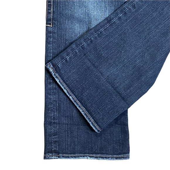 Silver Jeans Santorini Women's 28 x 33.5 Embroidered Medium Wash Straight Leg - Picture 4 of 13